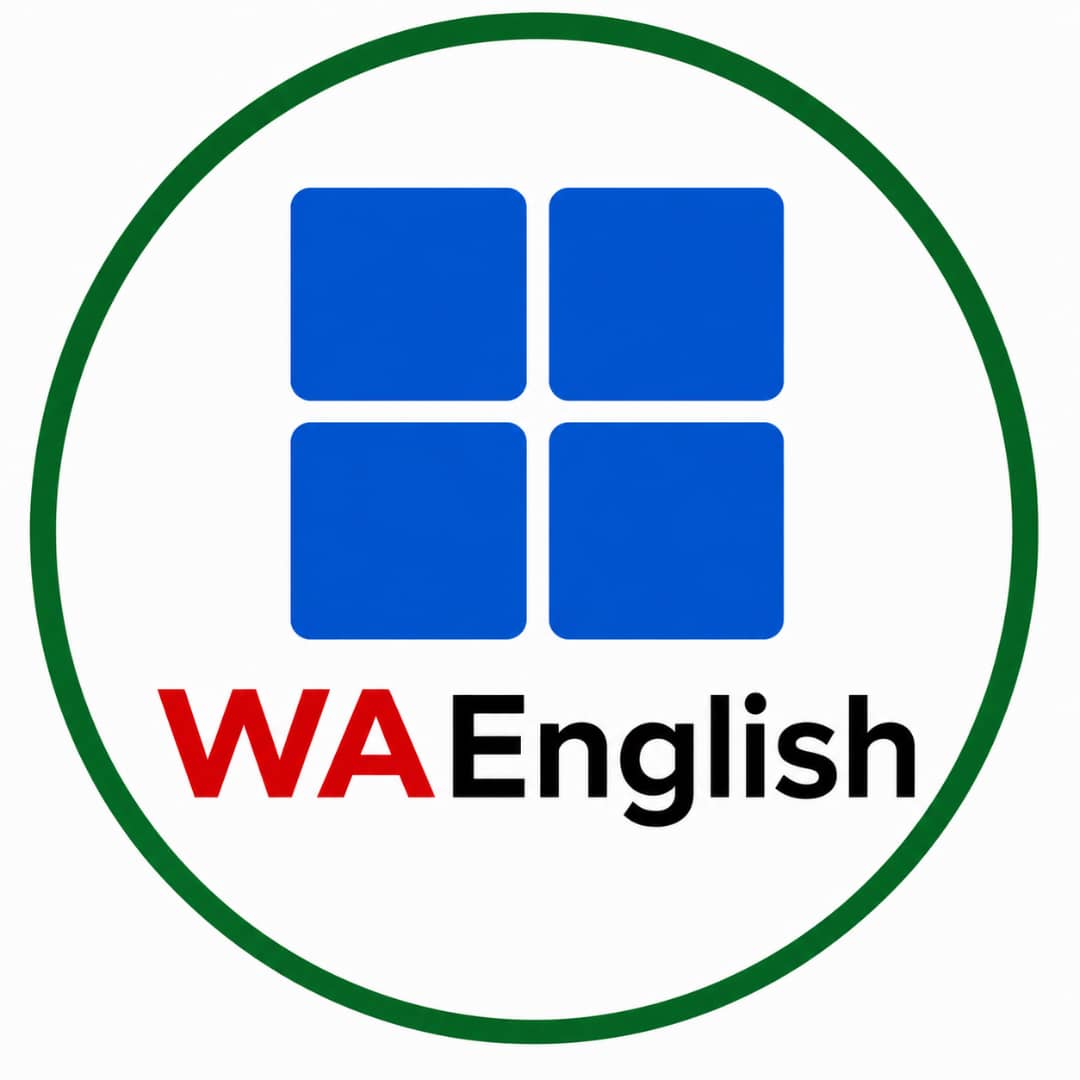 WAEnglish logo